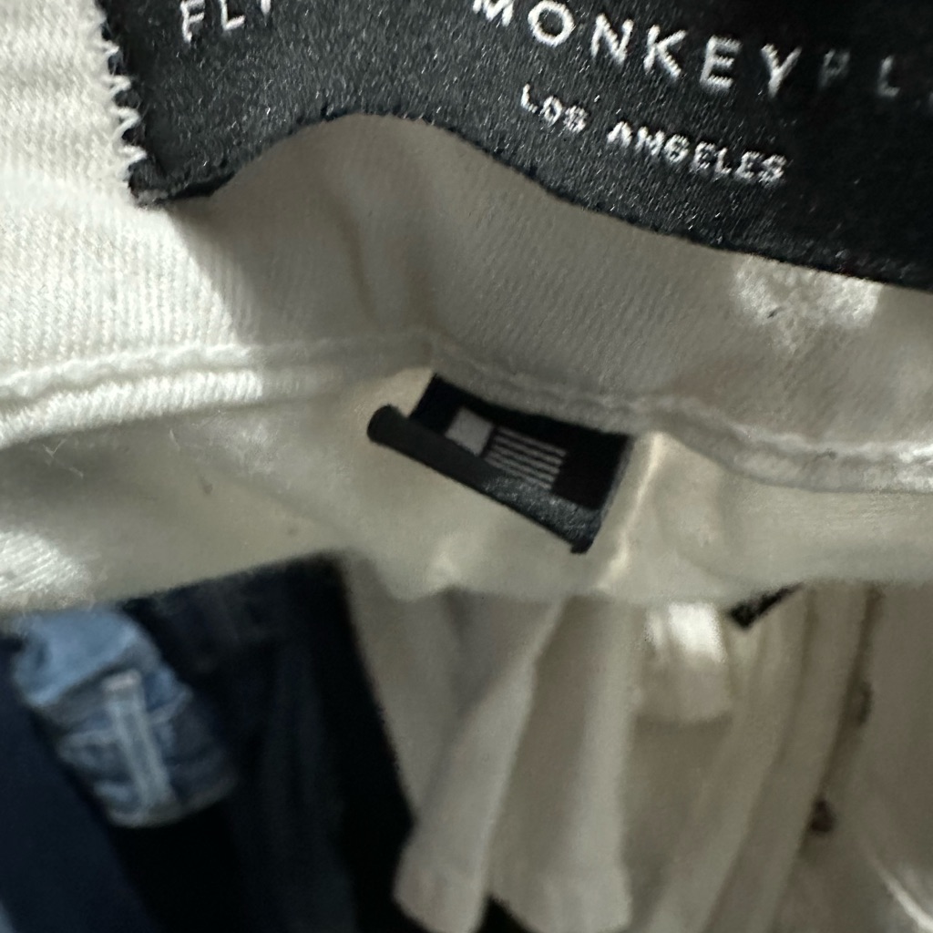 Brand New Flying Monkey White Jeans